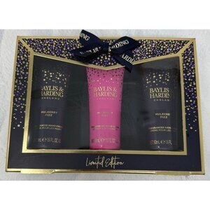 Baylis & Harding Mulberry Fizz Limited Edition Hand Cream Gift Set of Three